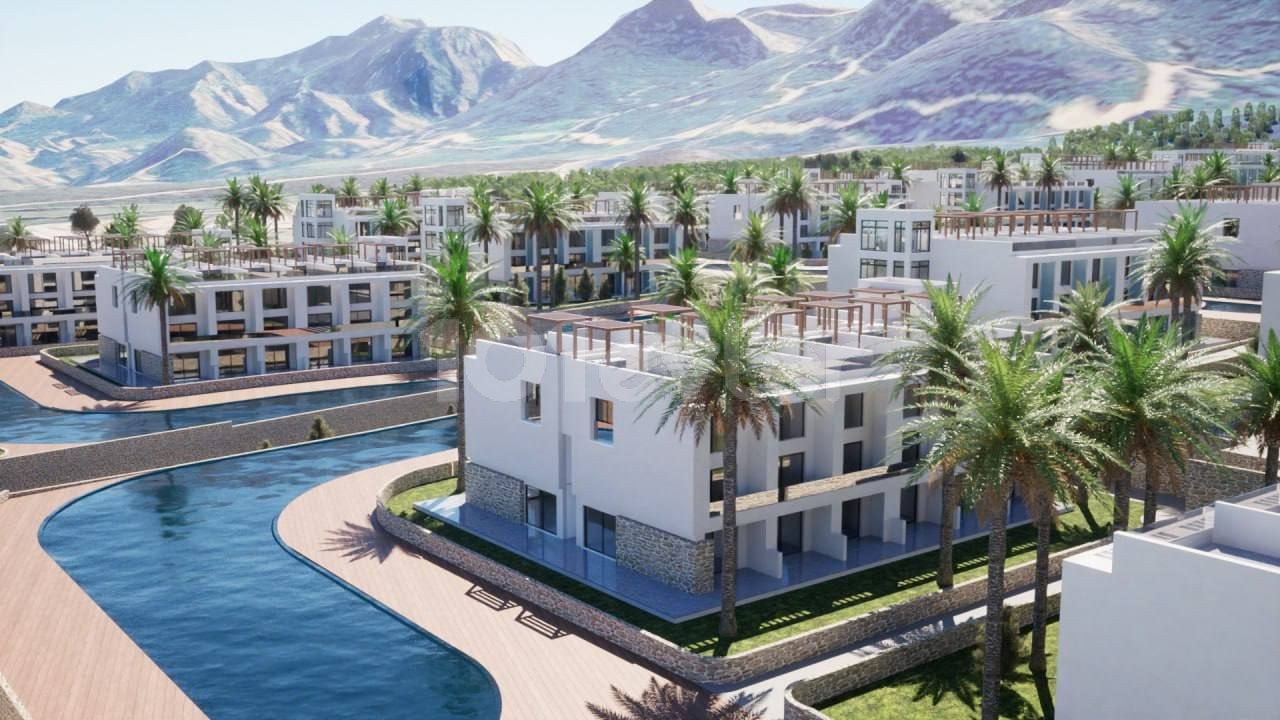 1+1 Duplex Penthouse Apartment in einem neuen Komplex in Esentepe direkt am Meer!!!