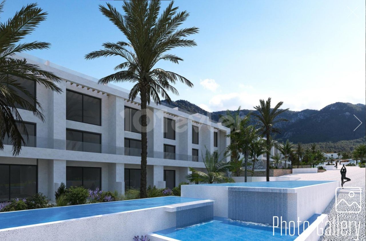 1+1 Duplex Penthouse apartment in a new complex in Esentepe right by the sea!!!