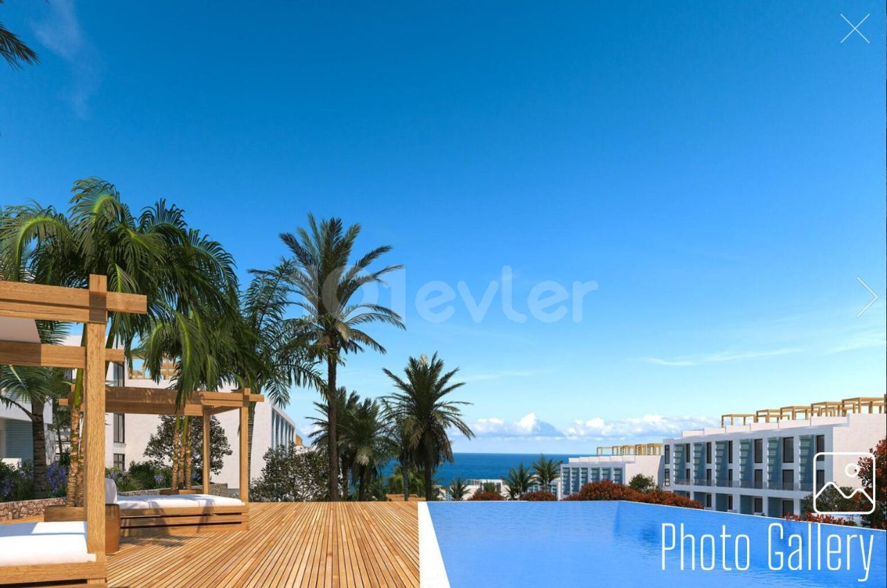 1+1 Duplex Penthouse apartment in a new complex in Esentepe right by the sea!!!