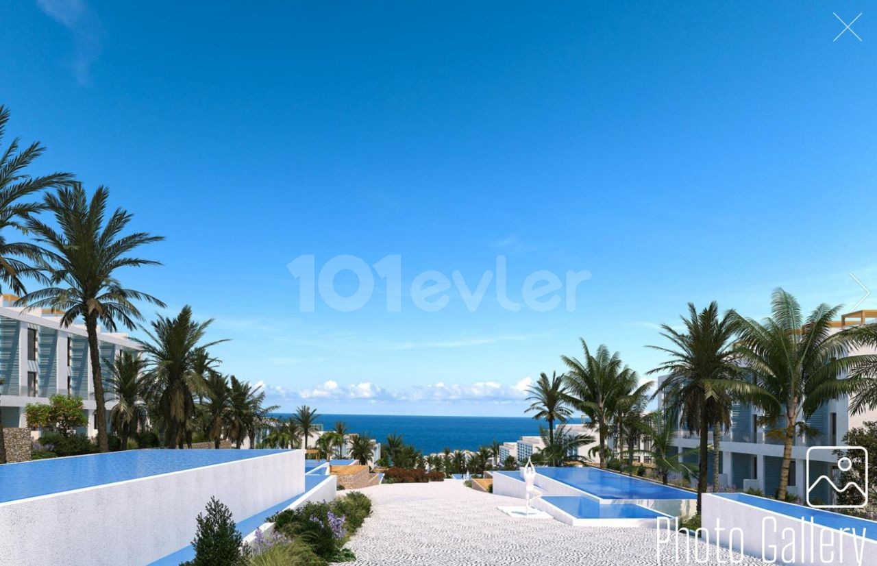 1+1 Duplex Penthouse apartment in a new complex in Esentepe right by the sea!!!