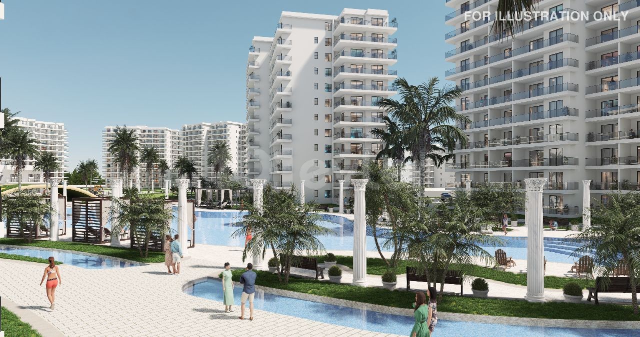 Studio apartments in the CAESAR RESORT complex in Iskel, just 400 meters from the beaches on Long Beach!