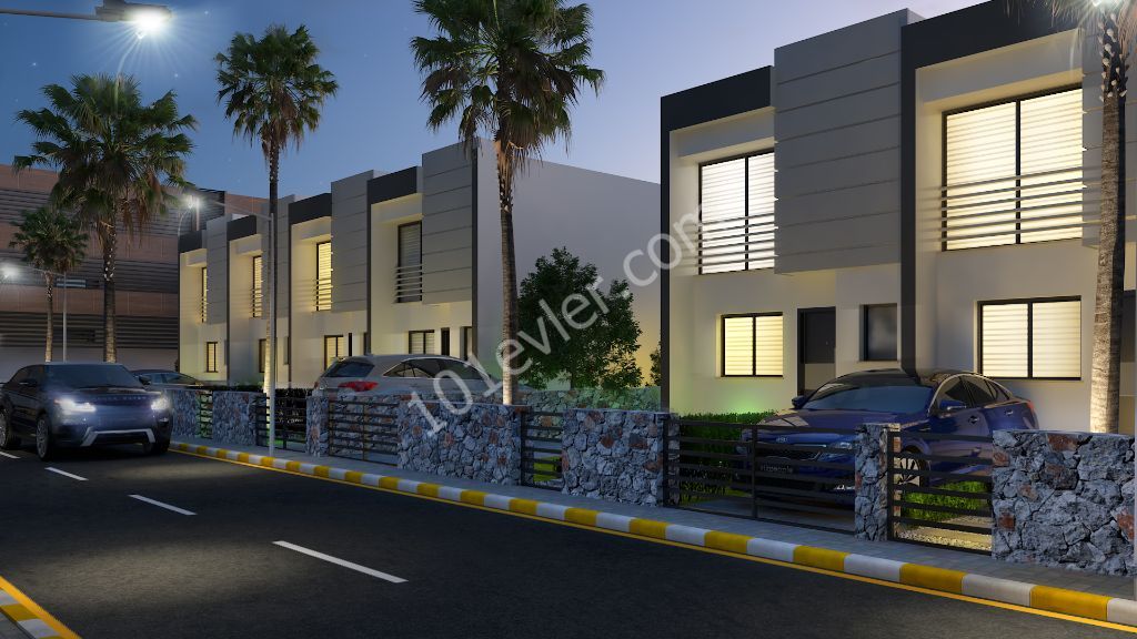 Kıbrıs Girne Alsancak Muhteşem Lokasyonda Satılık 2+1 Duplex Villalar