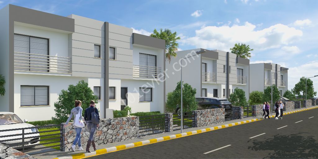 Kıbrıs Girne Alsancak Muhteşem Lokasyonda Satılık 2+1 Duplex Villalar