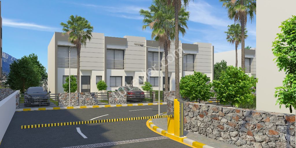 Kıbrıs Girne Alsancak Muhteşem Lokasyonda Satılık 2+1 Duplex Villalar