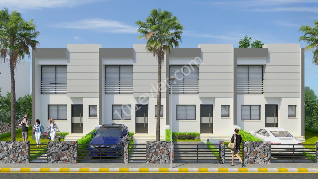 Kıbrıs Girne Alsancak Muhteşem Lokasyonda Satılık 2+1 Duplex Villalar