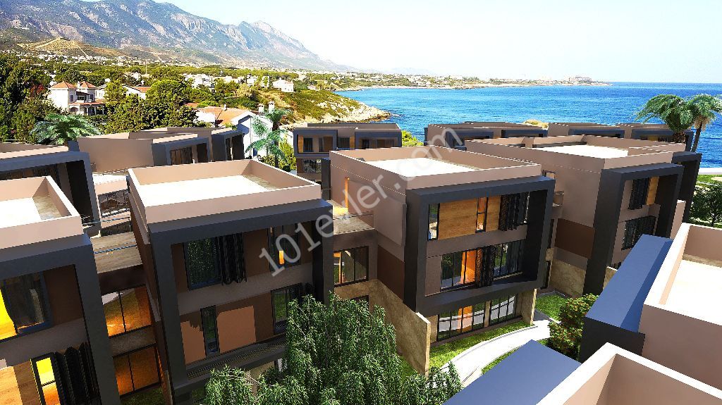 Kıbrıs Girne Karaoğlanoğlu Site İçerisinde Ultra Lüks 1+1 Loft Daireler