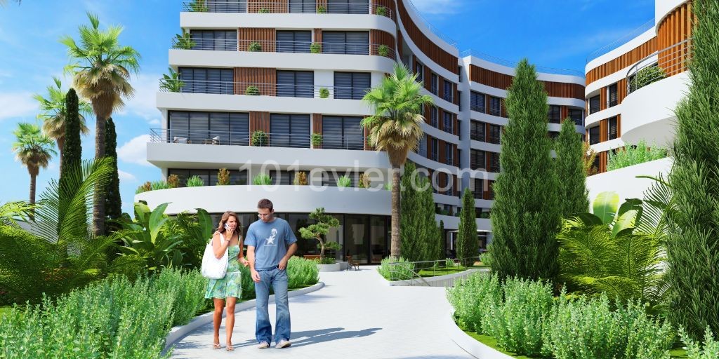 Living in the Comfort of a Hotel in the Center of Kyrenia, Cyprus, Is Waiting for You! 2+1 Apartments for Sale ** 