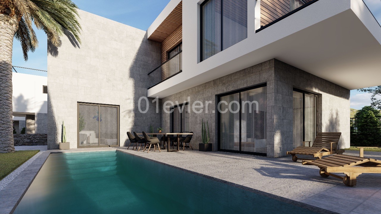 Ultra Luxury 4+1 Villas for Sale with VRF Air Conditioning in a Unique Location in the Kyrenia Edremit Region of Cyprus ** 