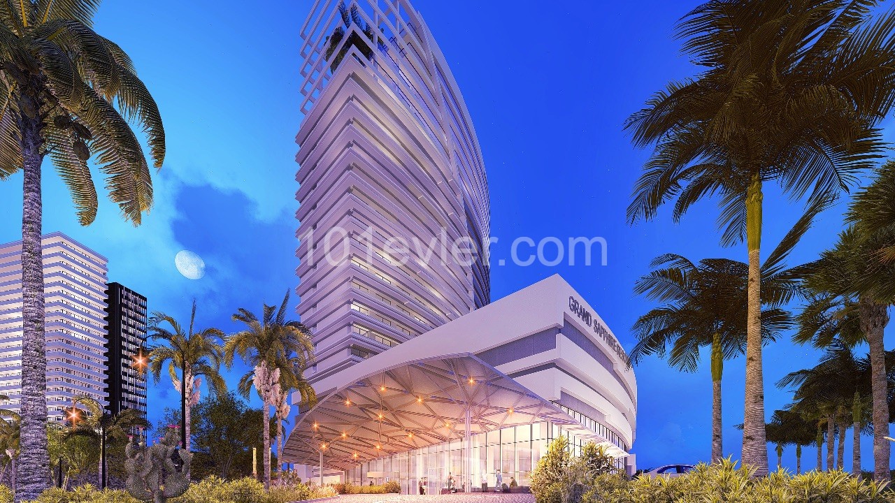 1+1 Residences for Sale In the Comfort of an Ultra-Luxury 7-Star Hotel on the Pier of Cyprus ** 