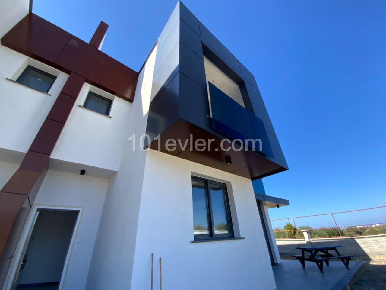 Sea and Mountain View Twin Villa for Sale in Ozanköy, Kyrenia ** 