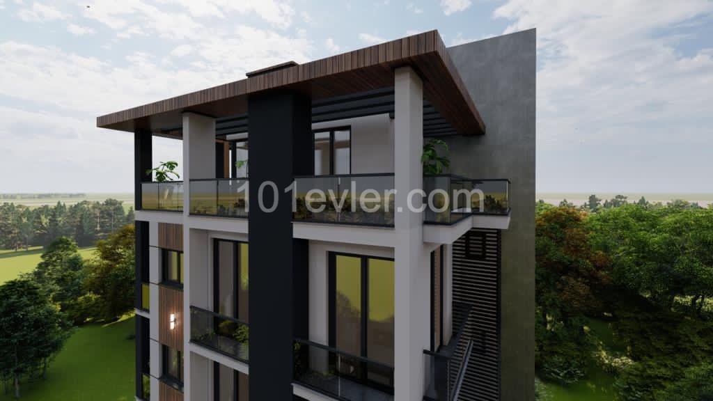 2+1 Penthouse zum Verkauf mit Berg-und Meerblick in fantastischer Lage in Zypern Kyrenia Zentrum ** 