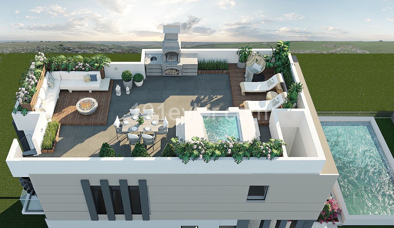 Cyprus Girne Alsancak Sea and Mountain View 3+1 Detached Villa For Sale ** 