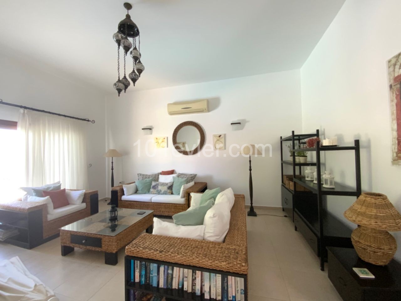 Cyprus Kyrenia Karmi 3+1 Duplex Villa with Sea View for Rent with Pool ** 