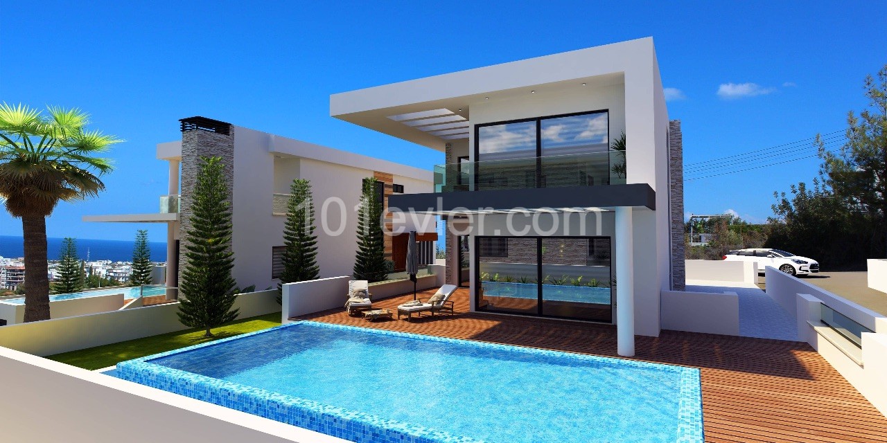 Girne Merkez Satılık Modern ve Lüx 4+1 Villa