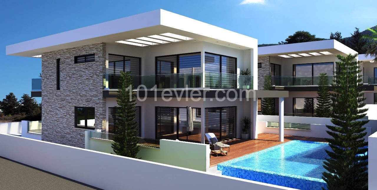 Girne Merkez Satılık Modern ve Lüx 4+1 Villa