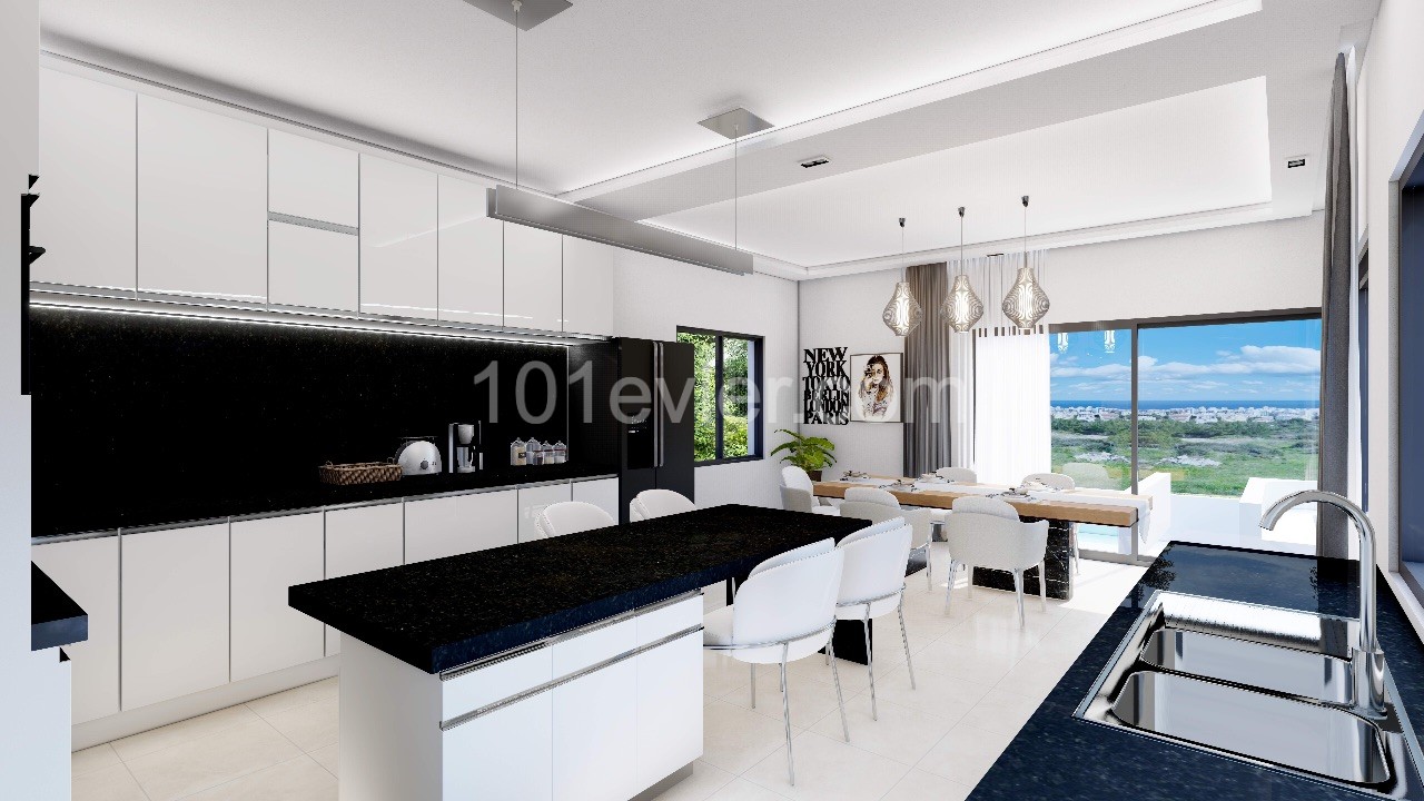 Girne Merkez Satılık Modern ve Lüx 4+1 Villa