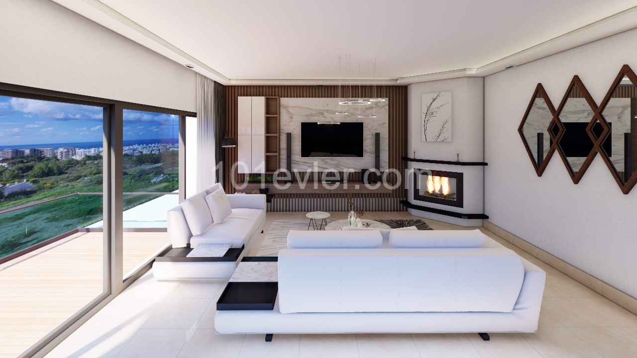 Girne Merkez Satılık Modern ve Lüx 4+1 Villa