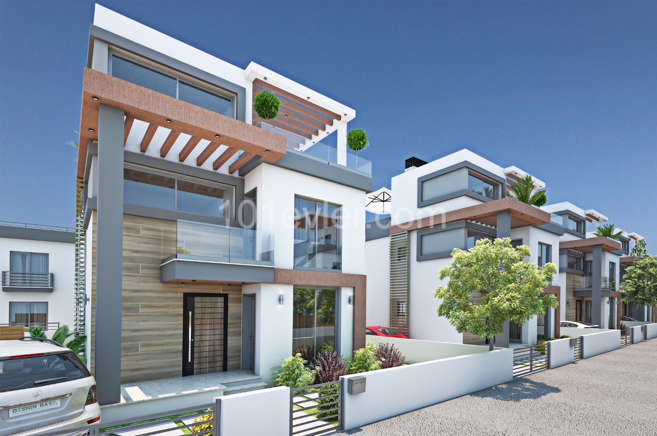 Kıbrıs Girne Alsancak Kapanmaz Deniz Manzaralı Satılık Villa 