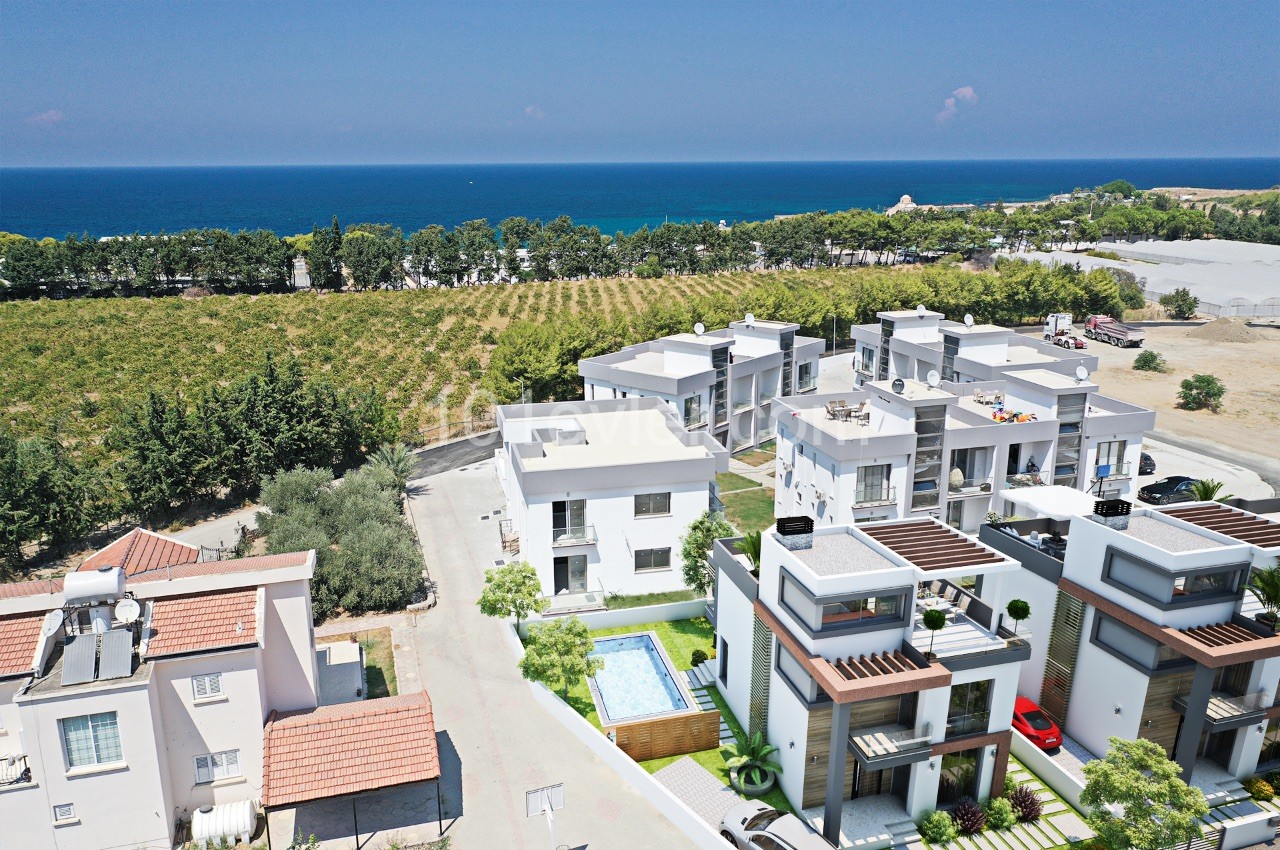 Kıbrıs Girne Alsancak Kapanmaz Deniz Manzaralı Satılık Villa 