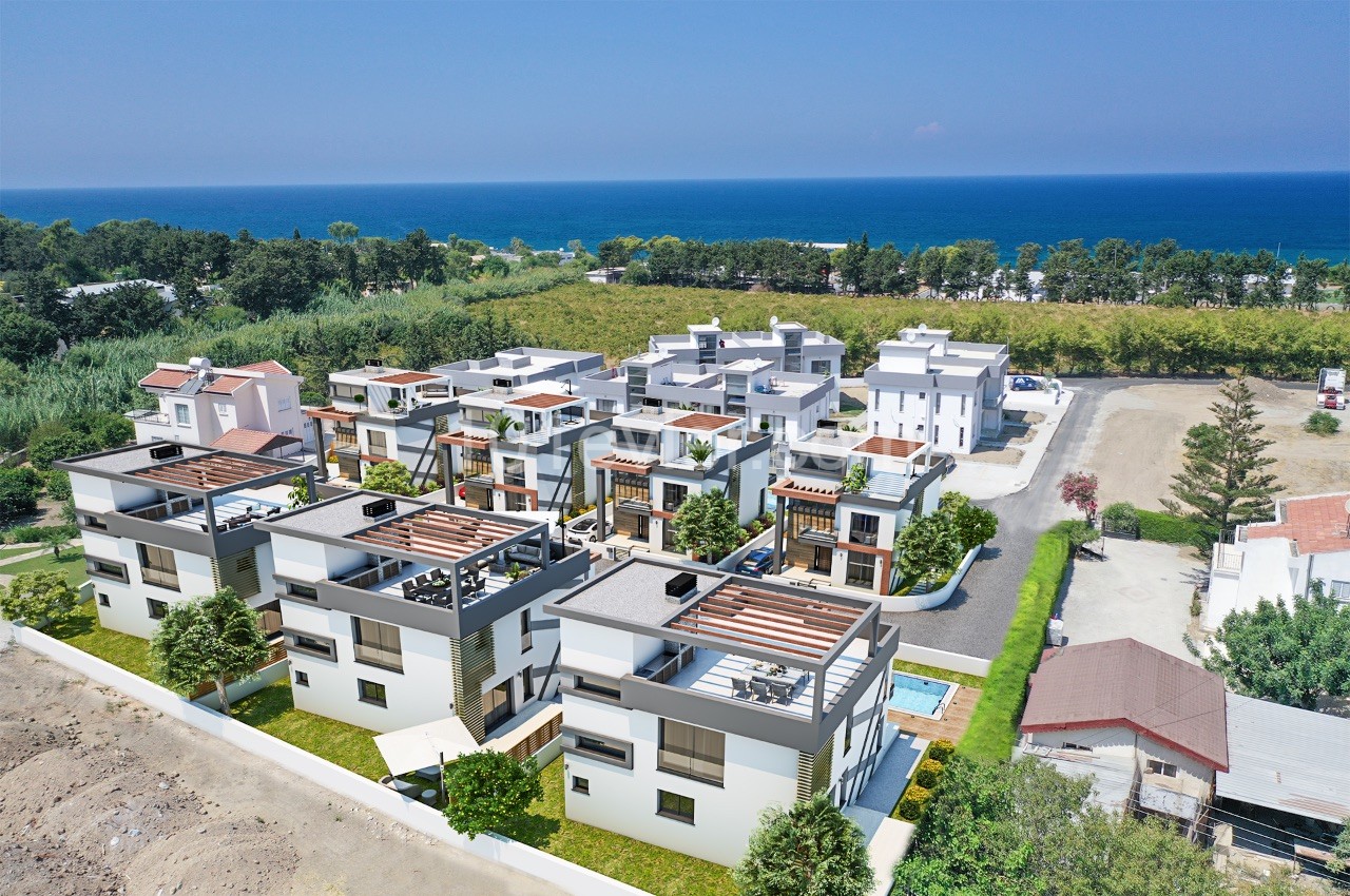 Kıbrıs Girne Alsancak Kapanmaz Deniz Manzaralı Satılık Villa 