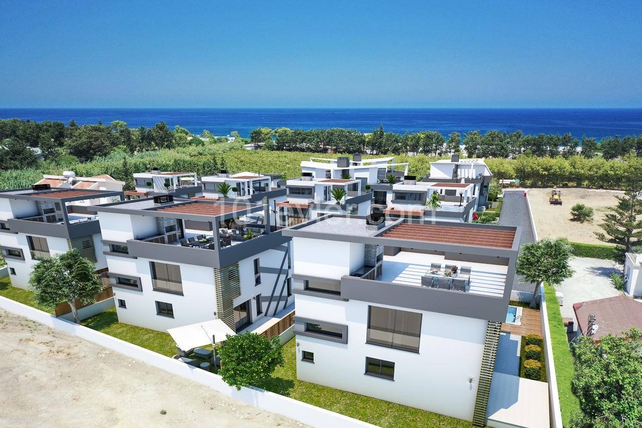 Kıbrıs Girne Alsancak Kapanmaz Deniz Manzaralı Satılık Villa 