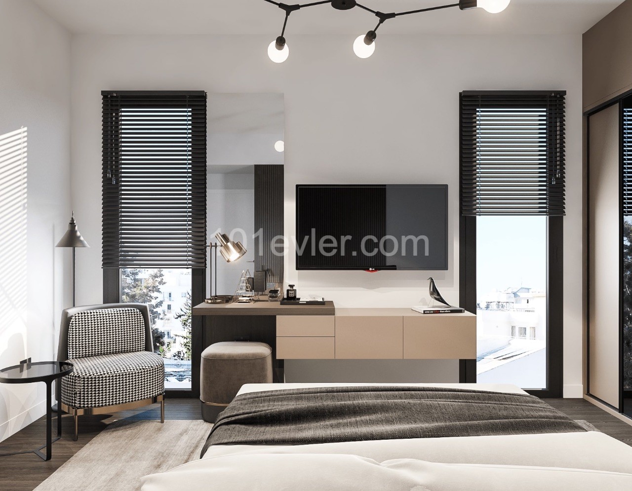 Ультра-роскошные апартаменты для продажи 2+1 с плановой оплатой в великолепном месте в центре Кирении, Кипр ** 
