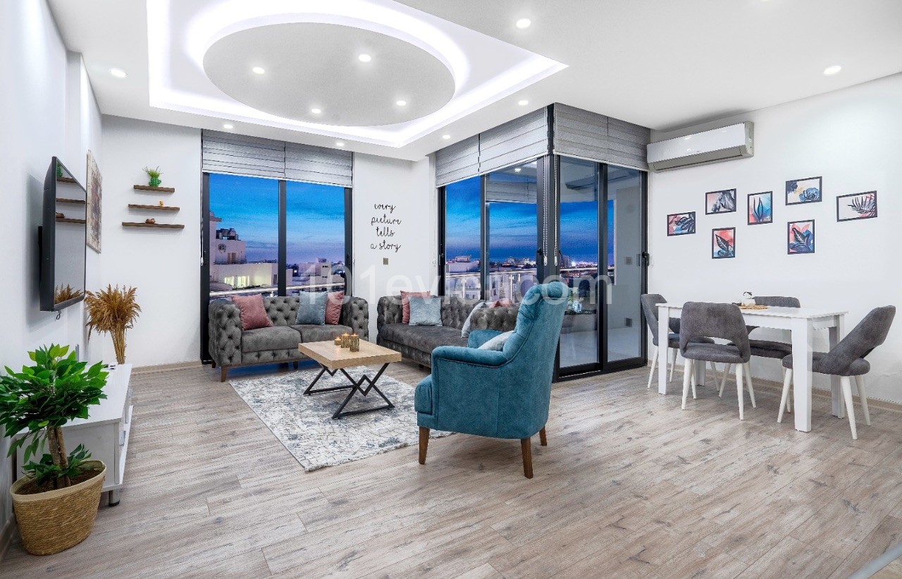 GİRNE MERKEZ KİRALIK LÜKS 2+1 PENTHOUSE