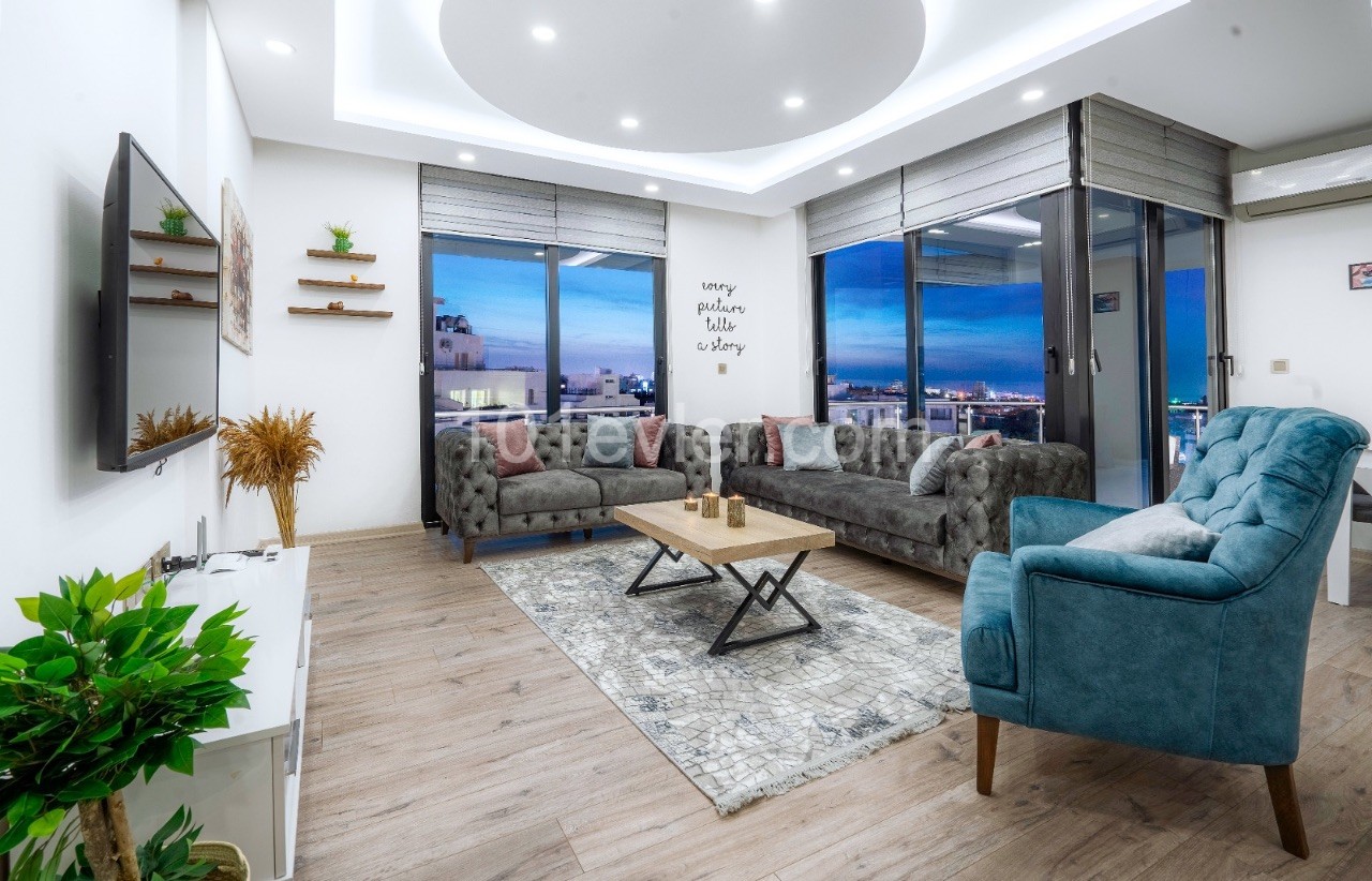 GİRNE MERKEZ KİRALIK LÜKS 2+1 PENTHOUSE