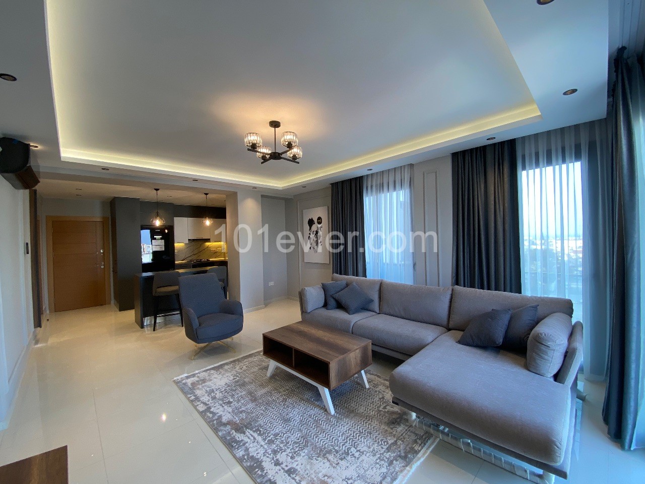 2+1 FULLY FURNISHED LUXURIOUS FLAT FOR RENT IN KYRENIA CENTER ** 