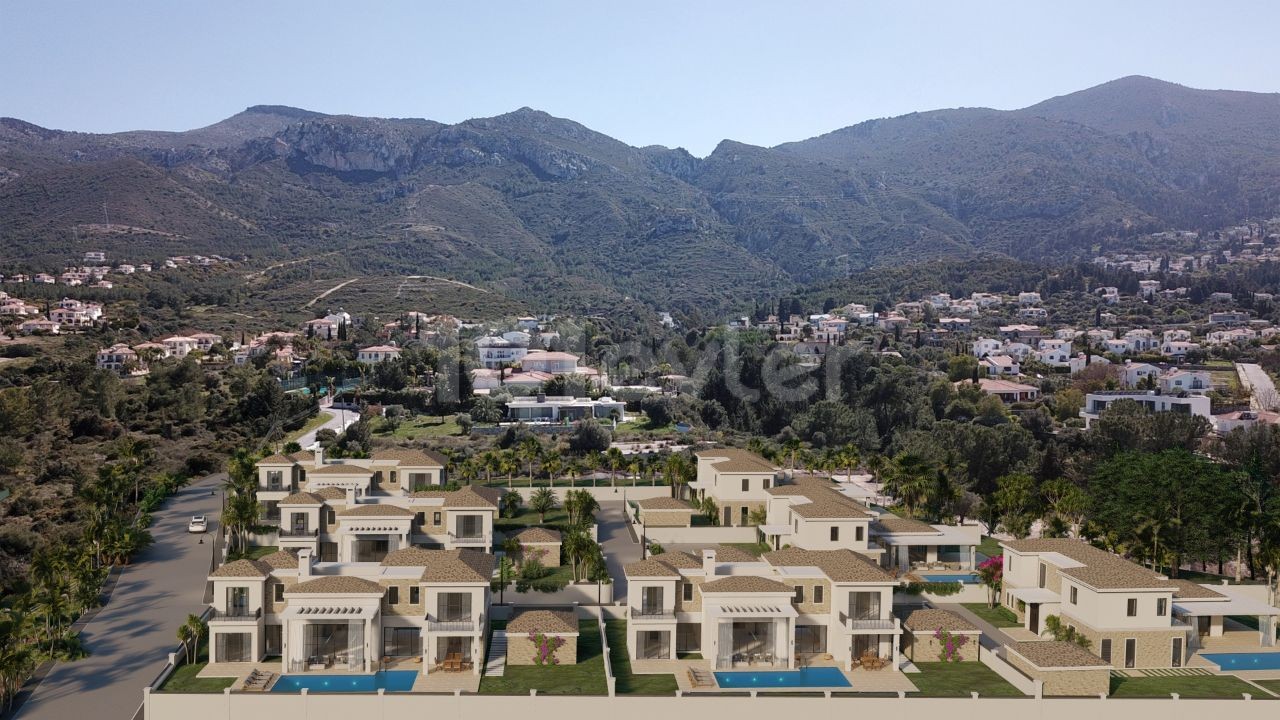 Kıbrıs Girne Bellapais'te Satılık Çok Özel Ultra Lux Villalar