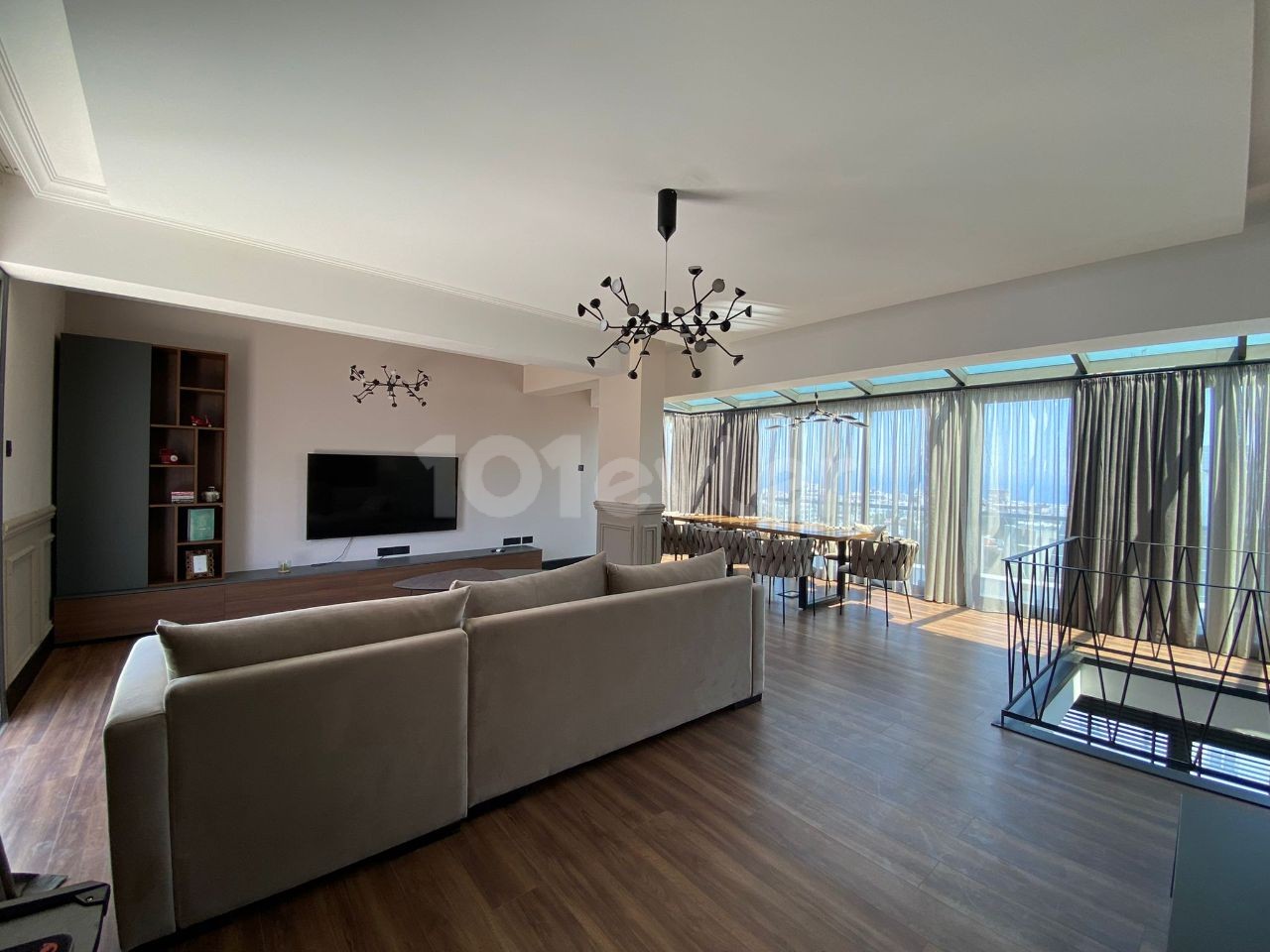 Luxus möblierte Duplex 1+1 Wohnung zur Miete in Zypern Kyrenia Zentrum ** 