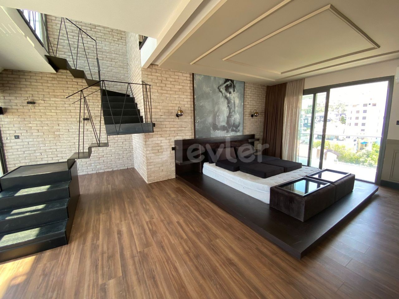 Luxus möblierte Duplex 1+1 Wohnung zur Miete in Zypern Kyrenia Zentrum ** 