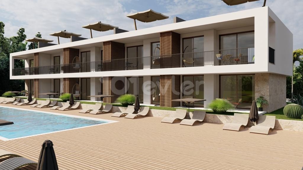 Апартаменты 1+1 для продажи в районе Ениренкей на Северном Кипре ** 