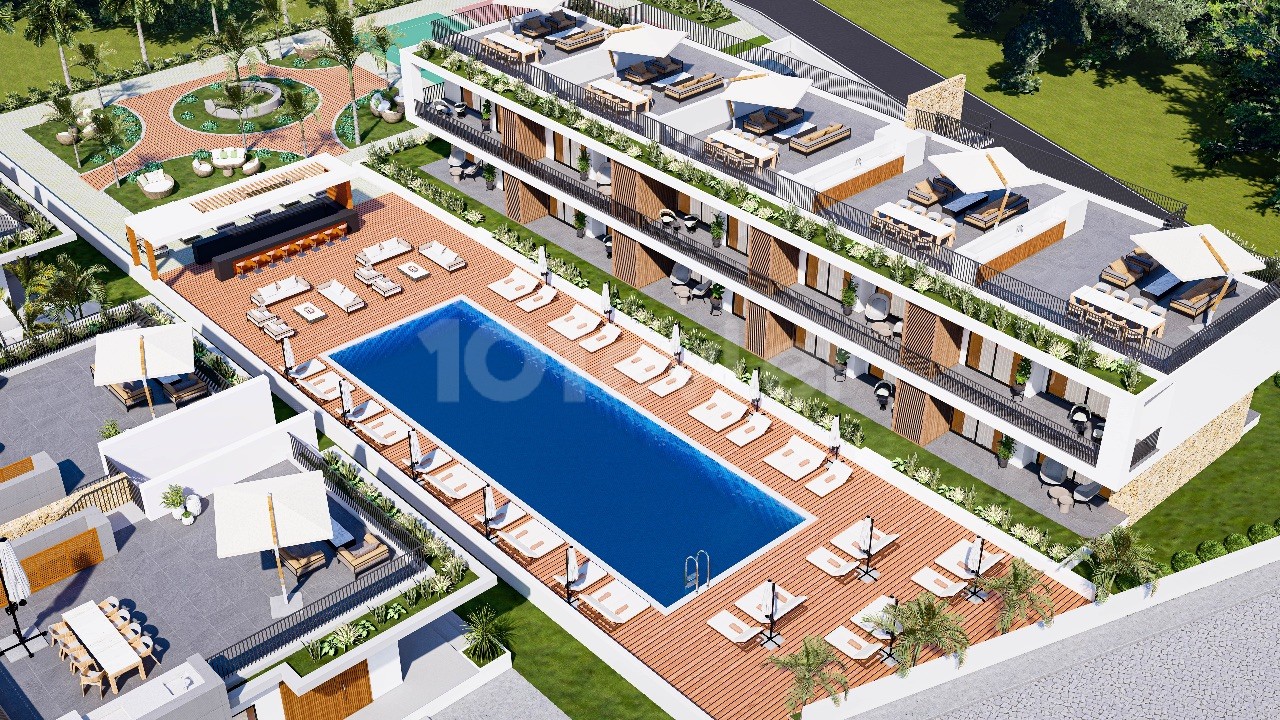 1 +1 Apartments for Sale in North Cyprus Iskele Yenierenkoy District ** 