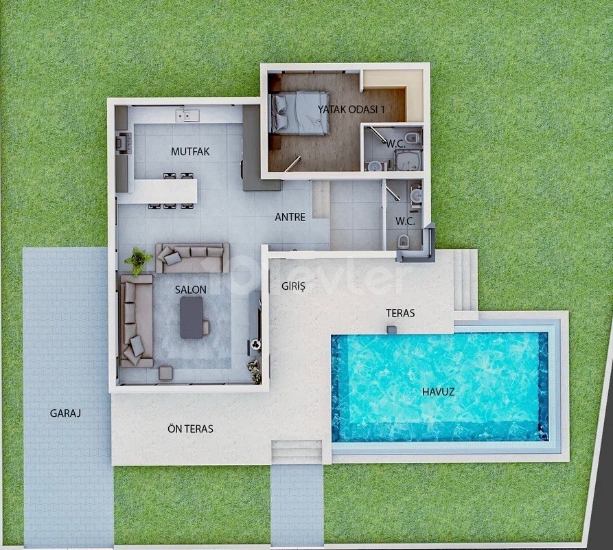 3+ 1 Luxury Villas for Sale in Kyrenia, Kıbrıs 3+ 1 Luxury Villa for Sale is Planned to Pay ** 