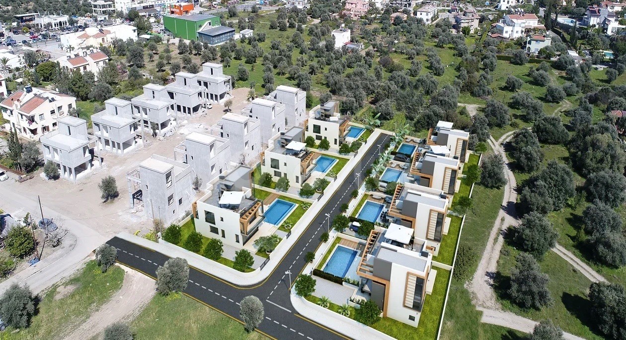 Kıbrıs Girne Çatalköy Satılık 3+1 Lüx Villa Ödeme Planlı