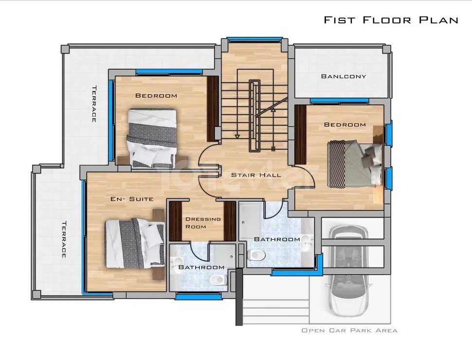 Kıbrıs Girne Çatalköy Kapanmaz Deniz Manzaralı 4+1 Lüx Villa