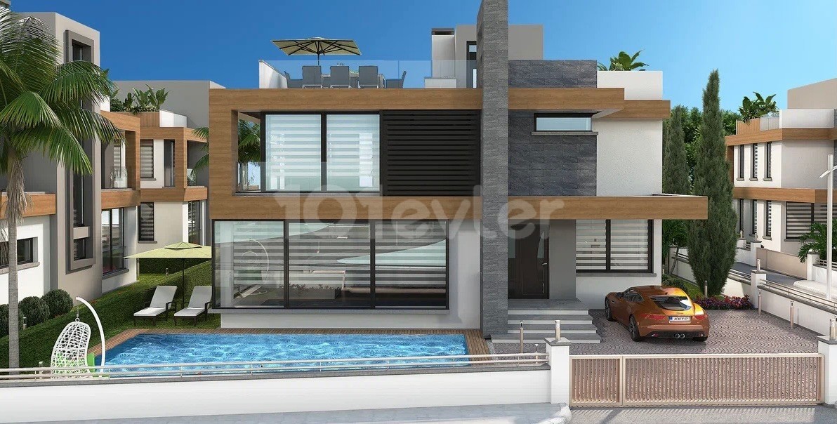 4+ 1 Luxury Villa with Sea View in Kıbrıs Kyrenia Çatalköy Kapamaz ** 