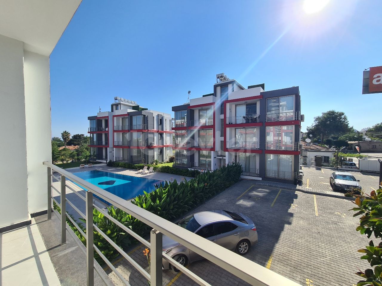 Neu fertiggestellte 2+1 Wohnung in Zypern Kyrenia Alsancak mit Pool ** 