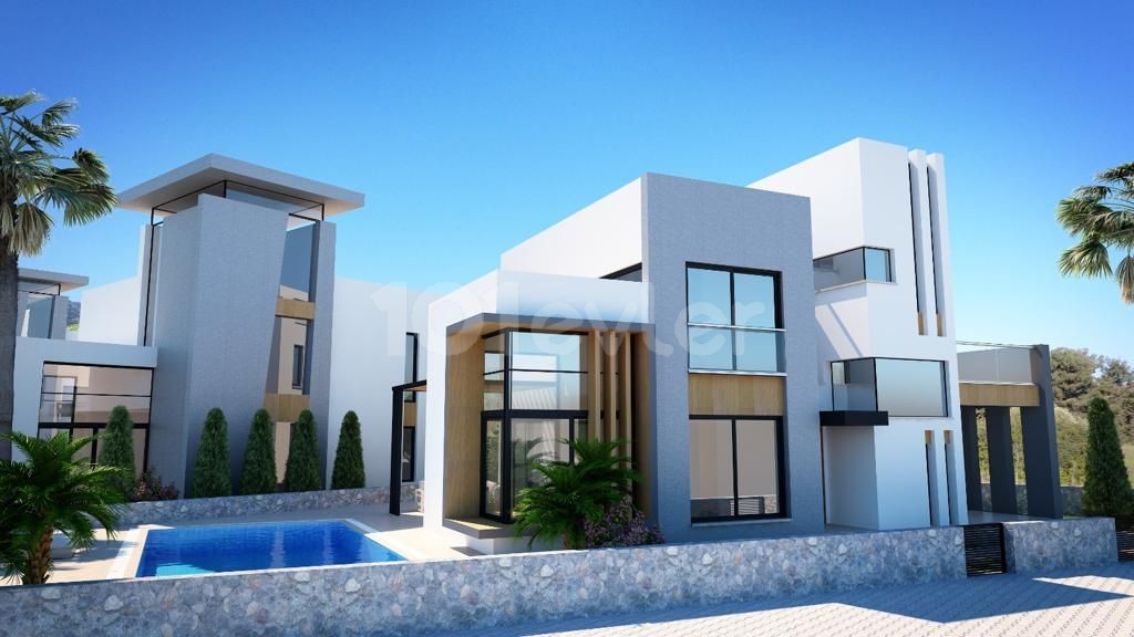 4 + 1 MODERN ZERO VILLA FOR SALE IN KYRENIA Karsiyaka ** 