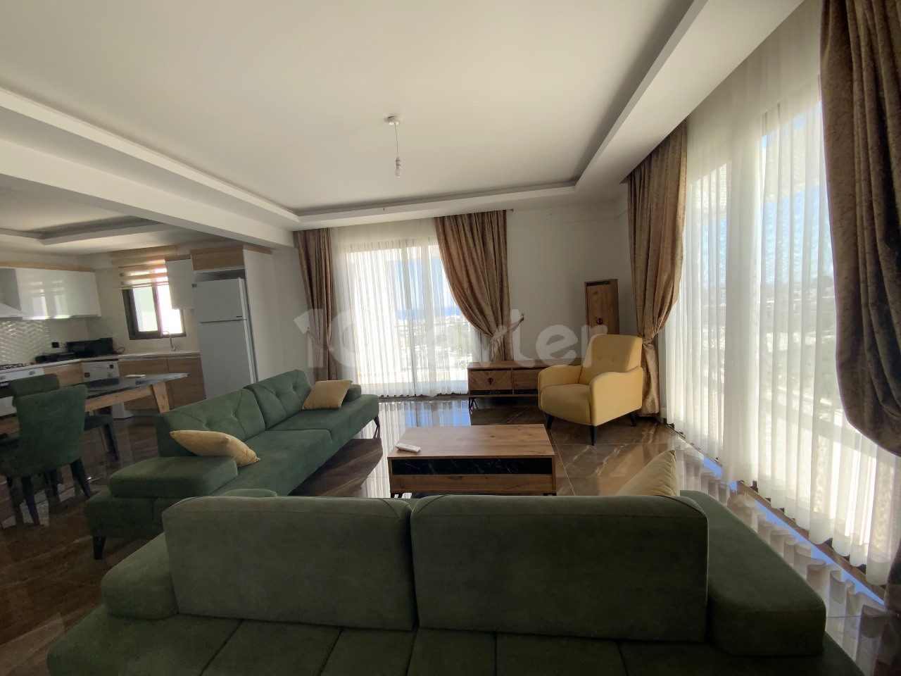 2+1 Penthouse Mit Meerblick Zu Vermieten In Kyrenia Stadtzentrum ** 