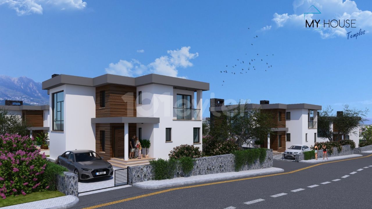 Kıbrıs Girne Zeytinlik'te Satılık 4+1 Havuzlu Ultra Lux Villa