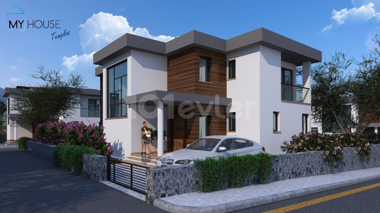 Kıbrıs Girne Zeytinlik'te Satılık 4+1 Havuzlu Ultra Lux Villa