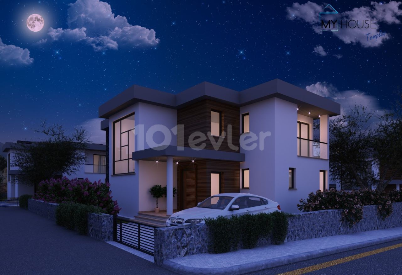 Kıbrıs Girne Zeytinlik'te Satılık 4+1 Havuzlu Ultra Lux Villa