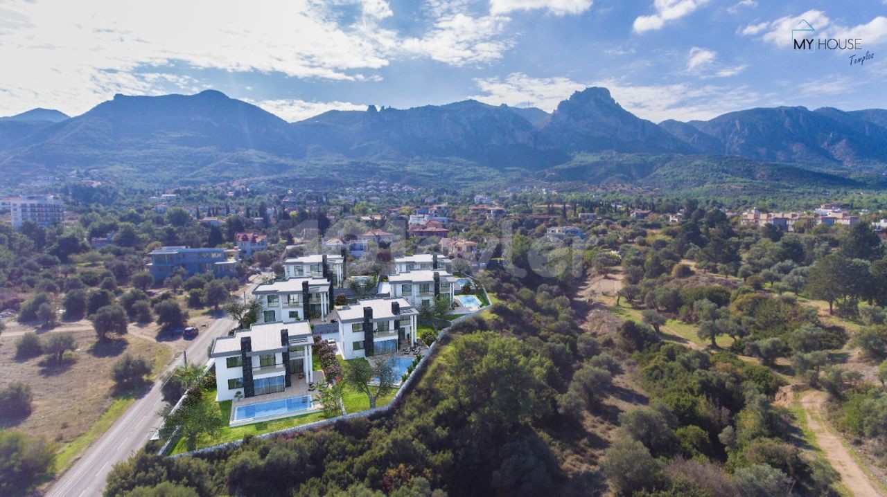 4+1 ULTRA LUXURY TURKISH VILLA FOR SALE IN KYRENIA OLIVE GROVE ** 