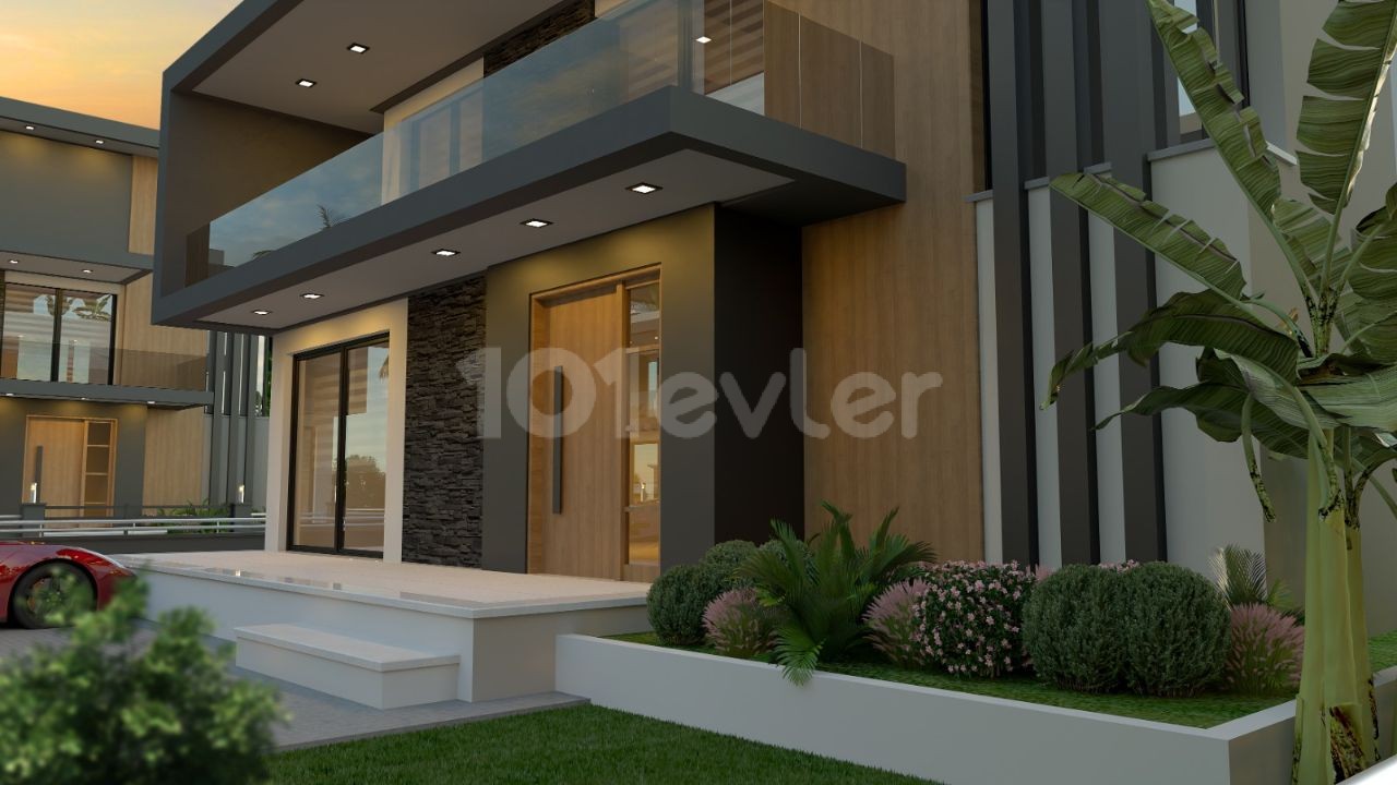 4 + 1 MODERN ZERO VILLA FOR SALE IN KYRENIA ÇATKA VILLAGE ** 