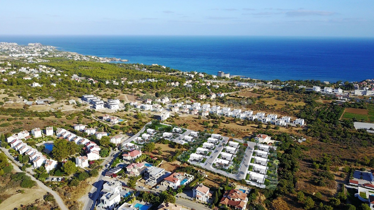 Moderne 3+1 Villa Zum Verkauf Mit Meerblick In Kyrenia Edremit Kapanmaz ** 