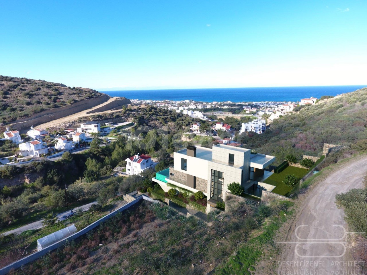 Cyprus Kyrenia Edremit Kapalmaz Opportunity land with Sea and Mountain Views ** 