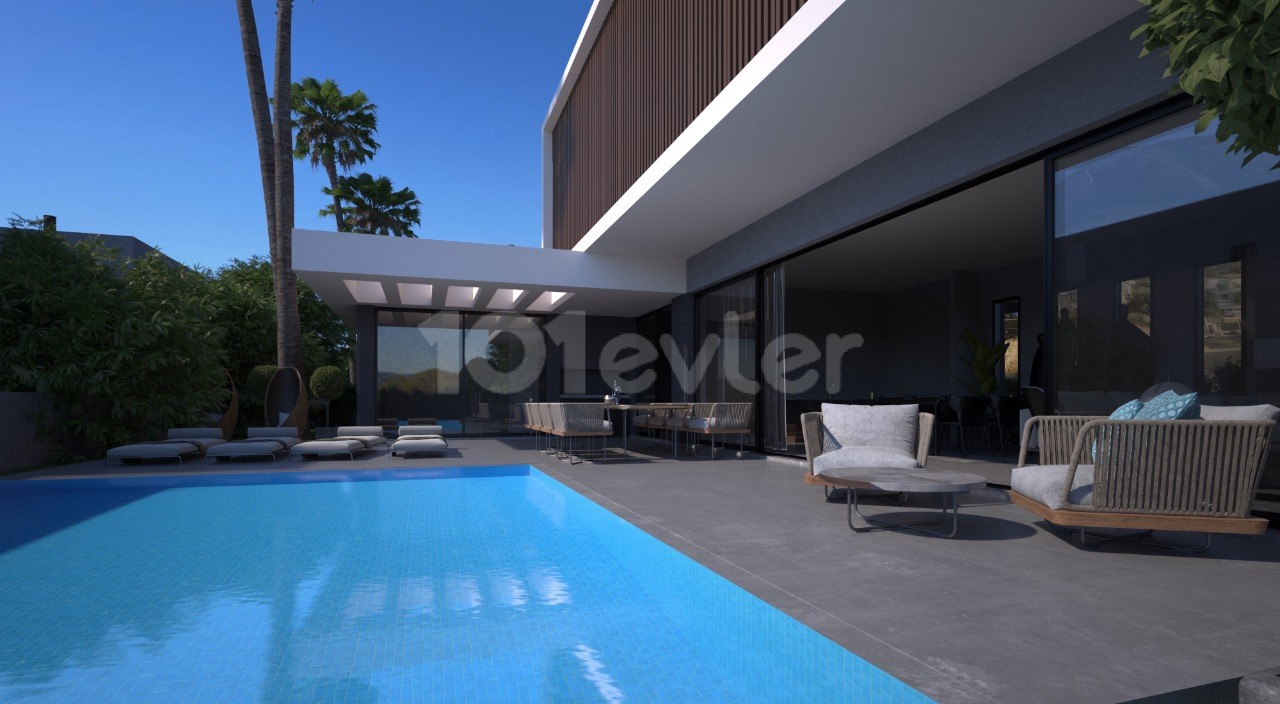 Opportunity. . . ! Sea View Villa With Pool For Sale In Cyprus Kyrenia Bellapais