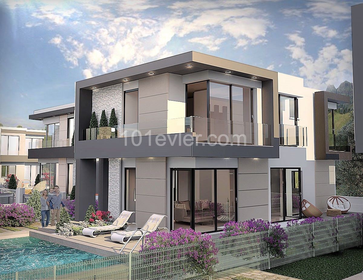 Three Bedroom Villa for Sale in Alsancak